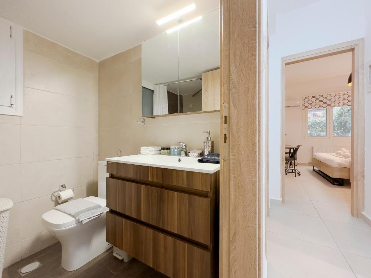 Aventura Comfortable 90Sqm Apt In Kato Patisia Daire Atina Dış mekan fotoğraf