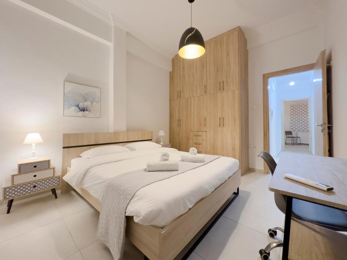 Aventura Comfortable 90Sqm Apt In Kato Patisia Daire Atina Dış mekan fotoğraf